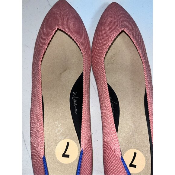 NEW Rothys the High Point Women's US Tulip Pink Knit Classic Size 7 - Picture 12 of 12